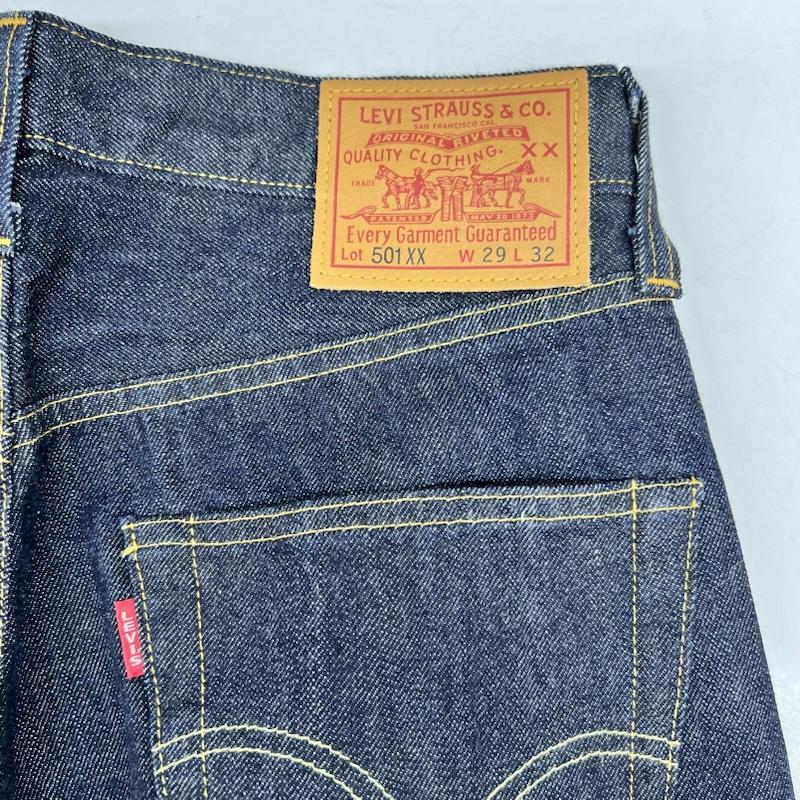 リーバイス Levi s パンツ デニム、ジーンズ LVC 501XX 1947 モデル ボタンフライ デニム パンツ 濃紺 47501-0201 29インチ インディゴ / インディゴ / Indigo メンズ USED 古着 中古 50169610