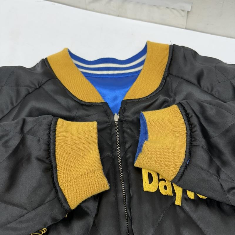 テッドマン TEDMAN ジャケット、上着 ジャンパー、ブルゾン Daytona デビル 龍 刺繍 リバーシブル スカジャン 42 青 / ブルー / blue X 黒 / ブラック / black メンズ USED 古着 中古 50169613