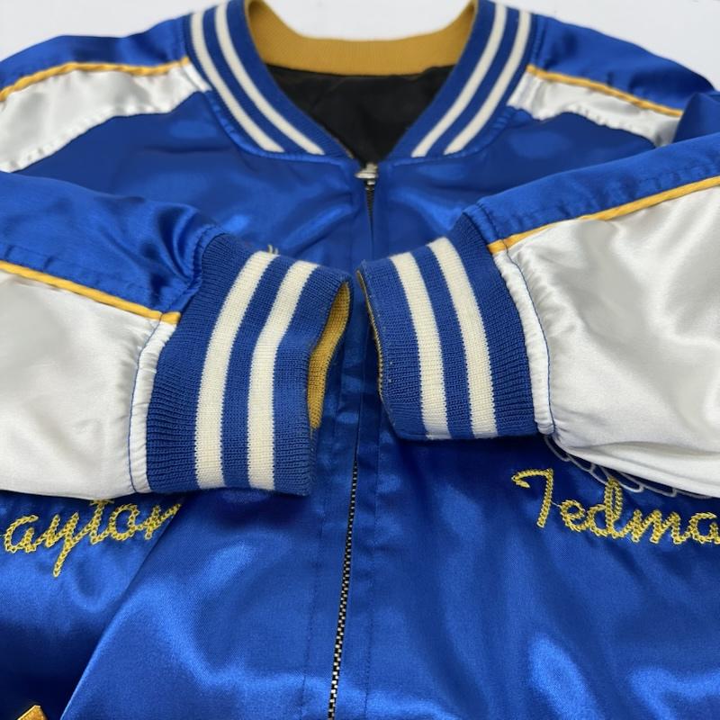 テッドマン TEDMAN ジャケット、上着 ジャンパー、ブルゾン Daytona デビル 龍 刺繍 リバーシブル スカジャン 42 青 / ブルー / blue X 黒 / ブラック / black メンズ USED 古着 中古 50169613