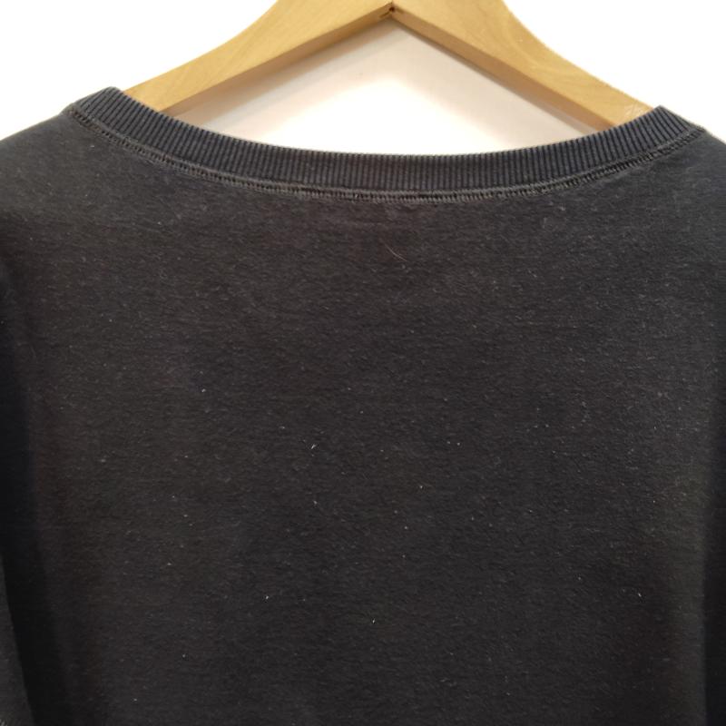 プラダ PRADA トレーナー 長袖 21SS トライアングル ロゴ オーバー サイズ スウェット シャツ L 黒 / ブラック / black レディース USED 古着 中古 50169615