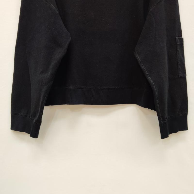プラダ PRADA トレーナー 長袖 21SS トライアングル ロゴ オーバー サイズ スウェット シャツ L 黒 / ブラック / black レディース USED 古着 中古 50169615