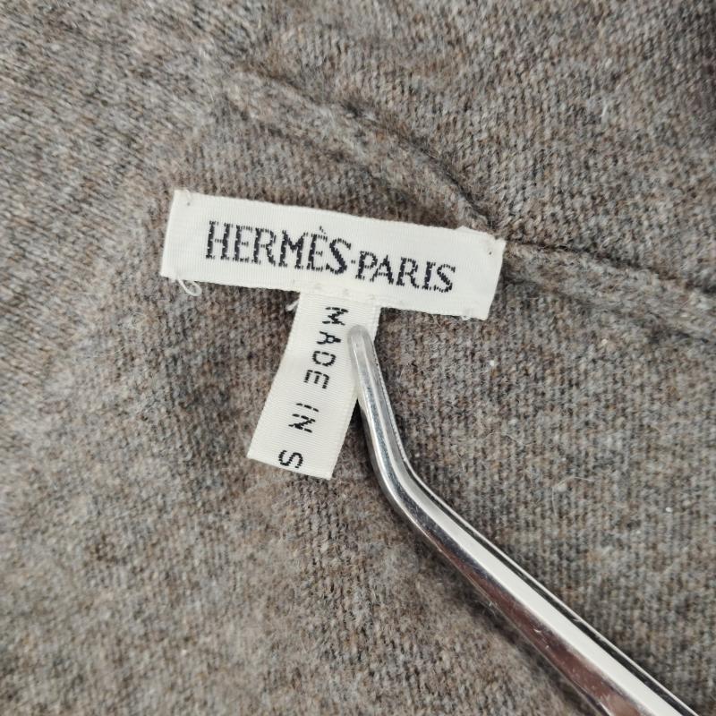 エルメス HERMES ニット、セーター 半袖 マルジェラ期 カシミヤ ノースリーブ ニット ヴィンテージ アーカイブ L ベージュ / ベージュ / beige レディース USED 古着 中古 50169617