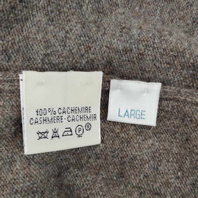 エルメス HERMES ニット、セーター 半袖 マルジェラ期 カシミヤ ノースリーブ ニット ヴィンテージ アーカイブ L ベージュ / ベージュ / beige レディース USED 古着 中古 50169617