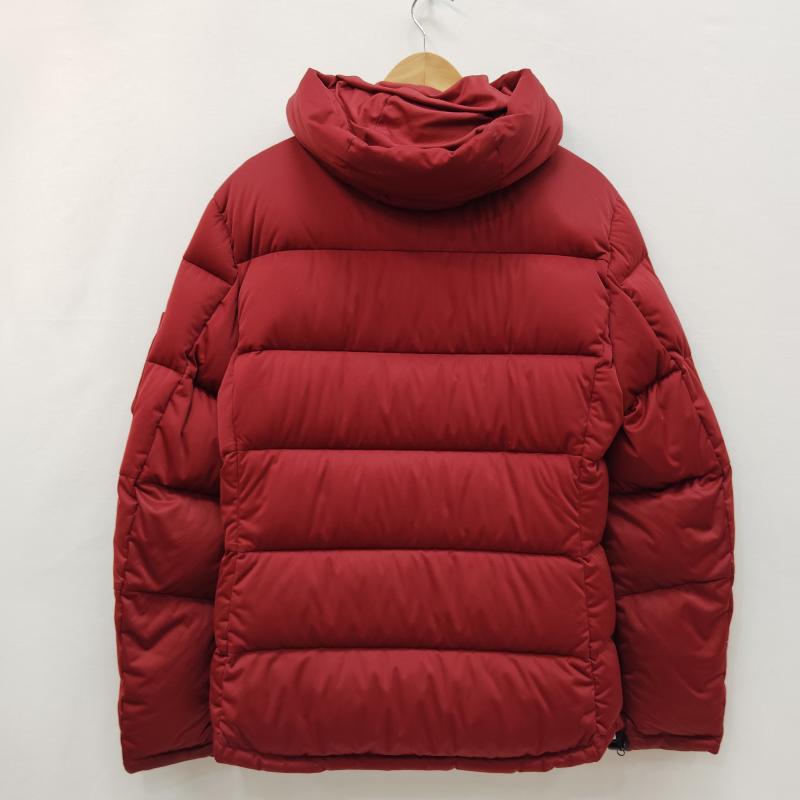 バーバリーブラックレーベル BURBERRY BLACK LABEL ジャケット、上着 ダウンジャケット ロゴ ワッペン 付き ダウン ジャケット BMP21-319-18 L 赤 / レッド / red メンズ USED 古着 中古 50169619