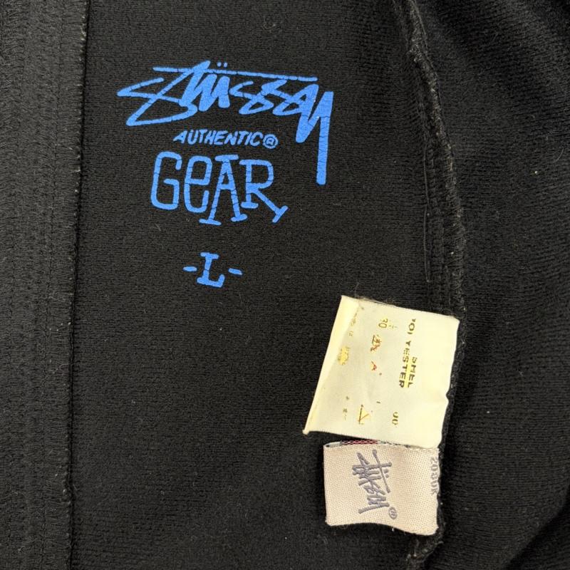 ステューシー STUSSY ジャケット、上着 ジャンパー、ブルゾン World Tour ワールドツアー トラックジャケット ジップアップ ジャージ ロゴ L ロゴ、文字 黒 / ブラック / black メンズ USED 古着 中古 50169620