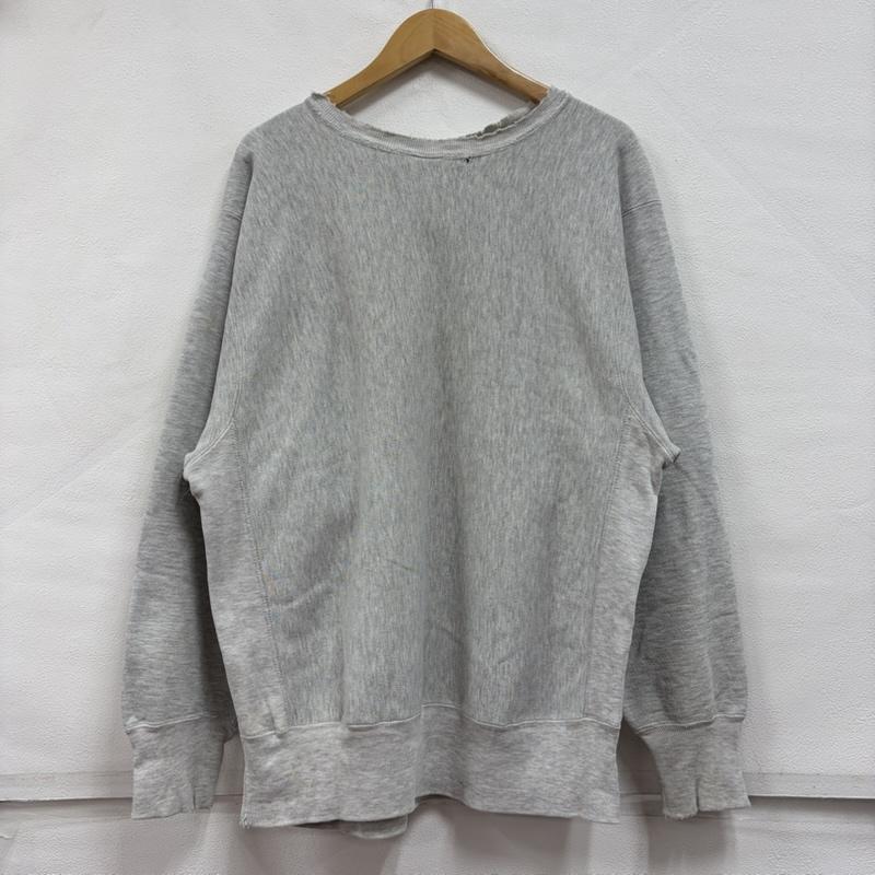 チャンピオン Champion トレーナー 長袖 90s REVERSEWEAVE リバースウィーブ プルオーバー スウェット トレーナー USA製 ヴィンテージ カレッジロゴ 刺繍 XL ロゴ、文字 灰 / グレー / gray X 紺 / ネイビー / navy X 黄 / イエロー / yellow メンズ USED 古着 中古 50169621