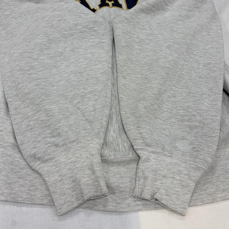 チャンピオン Champion トレーナー 長袖 90s REVERSEWEAVE リバースウィーブ プルオーバー スウェット トレーナー USA製 ヴィンテージ カレッジロゴ 刺繍 XL ロゴ、文字 灰 / グレー / gray X 紺 / ネイビー / navy X 黄 / イエロー / yellow メンズ USED 古着 中古 50169621