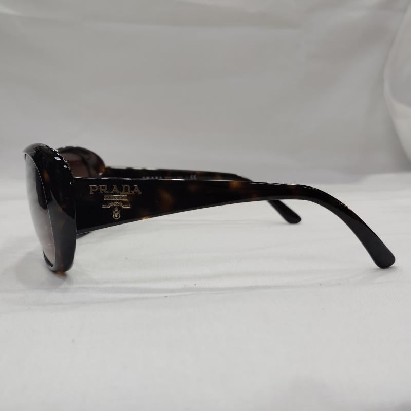 プラダ PRADA めがね・サングラス サングラス SPR26O SPR260 サイド ロゴ サングラス 57□17 茶 / ブラウン / brown レディース USED 古着 中古 50169623