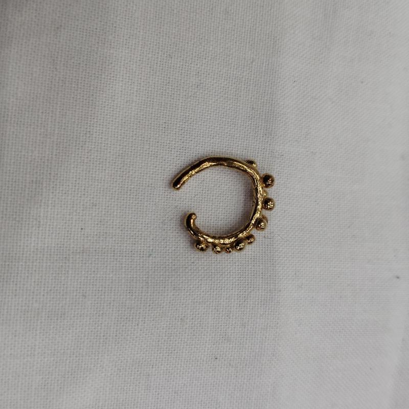 古着 USED アクセサリー ピアス warmth ワームス Rough Tsubu Flower イヤーカフ 片耳用 - 金 / ゴールド / gold color レディース USED 古着 中古 50169627