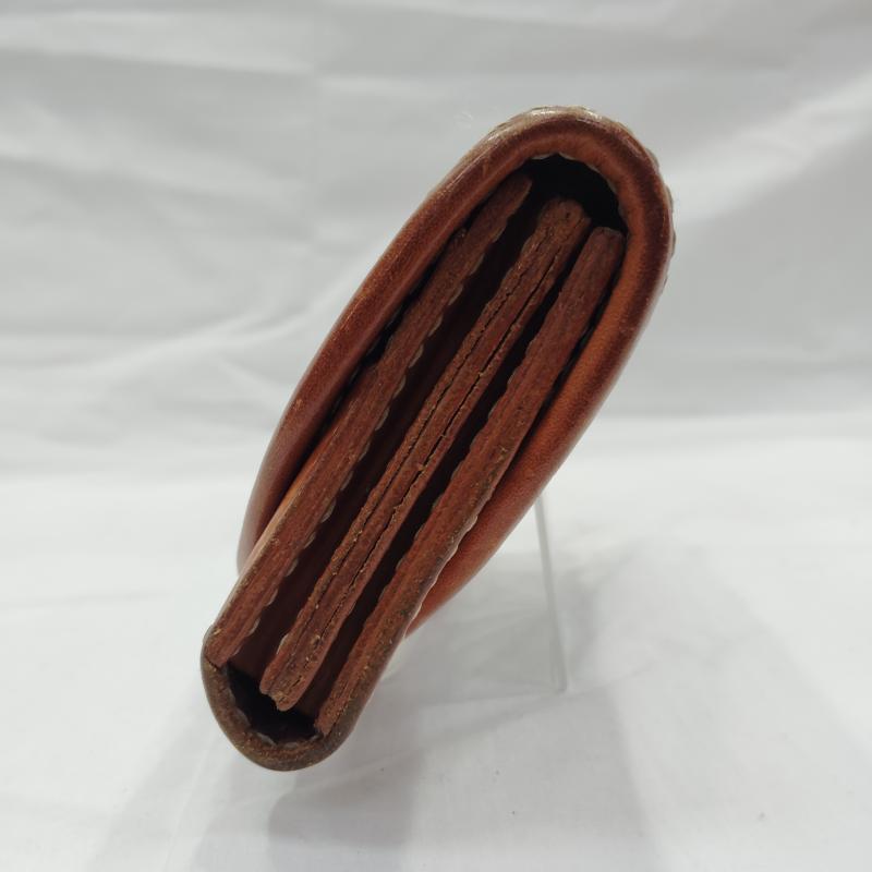 ラッキージョン LUCKY JOHN 財布 長財布 コンチョ ラグ レザー ウォレット 長財布 - 青 / ブルー / blue X 茶 / ブラウン / brown メンズ USED 古着 中古 50169629