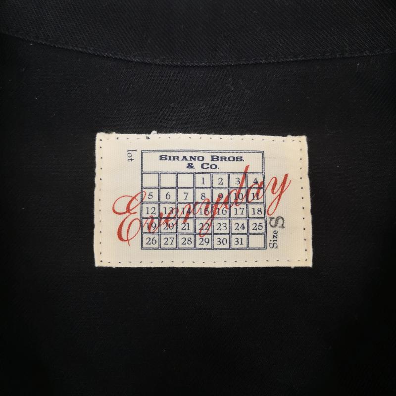 シラノブロス SIRANO BROS. & Co. ジャケット、上着 ジャンパー、ブルゾン 日本製 馬蹄 スカル GOOD LUCK ファイン ワーク ジャケット S 黒 / ブラック / black メンズ USED 古着 中古 50169631