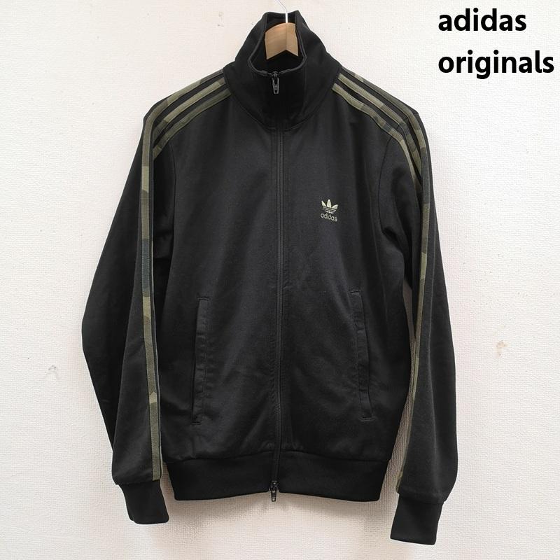 アディダスオリジナルス adidas originals ジャケット、上着 ジャンパー、ブルゾン カモフラージュ 迷彩柄 3ストライプ トラック ジャケット ジャージ FM3363 S 黒 / ブラック / black メンズ USED 古着 中古 50169633