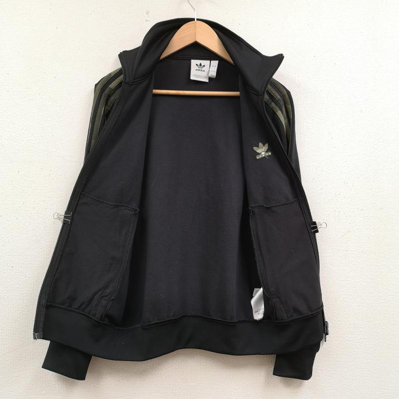 アディダスオリジナルス adidas originals ジャケット、上着 ジャンパー、ブルゾン カモフラージュ 迷彩柄 3ストライプ トラック ジャケット ジャージ FM3363 S 黒 / ブラック / black メンズ USED 古着 中古 50169633