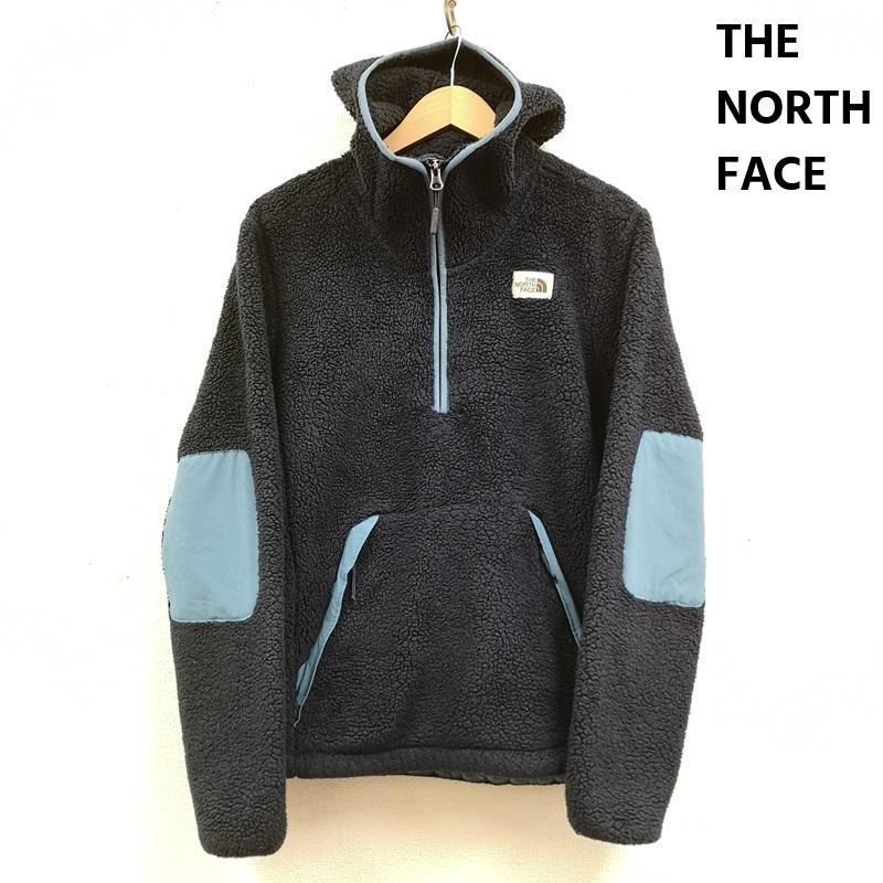 ザノースフェイス THE NORTH FACE ジャケット、上着 ジャンパー、ブルゾン ボア フリース ハーフジップ キャンプシャイア プルオーバー フーディー NF0A4R5D S 紺 / ネイビー / navy メンズ USED 古着 中古 50169635
