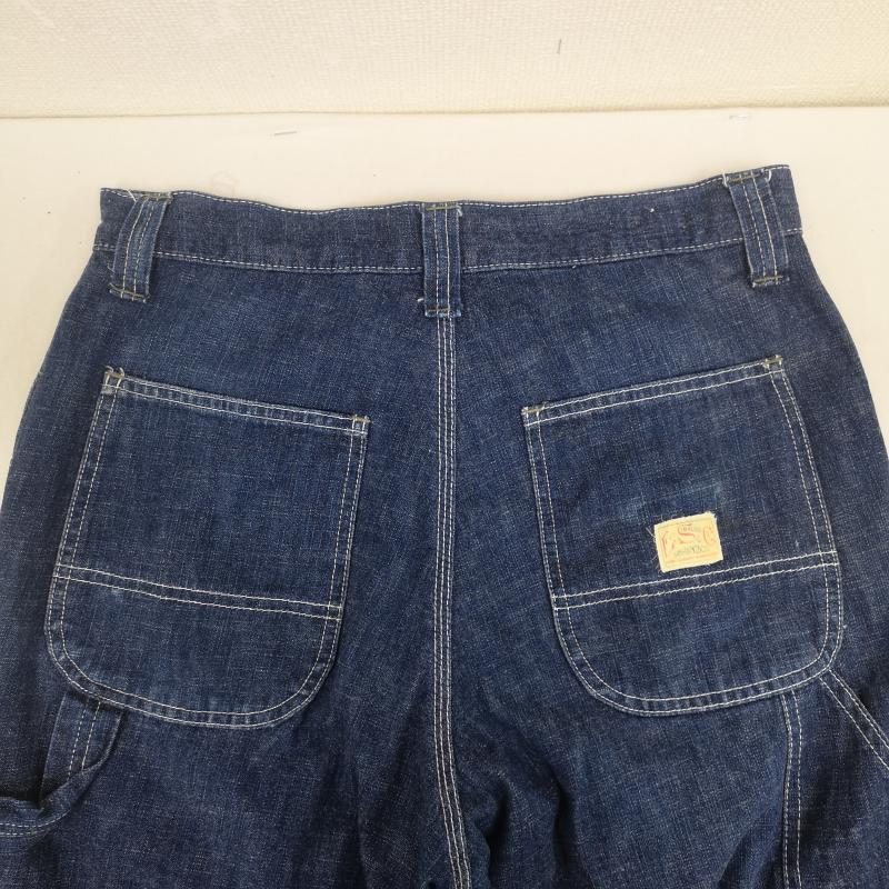 リーバイストラウスアンドコー Levi Strauss & co. パンツ ワークパンツ、ペインターパンツ ウォッシュ加工 ワイド ストレート デニム ワーク ペインター パンツ 33301-1501 30インチ インディゴ / インディゴ / Indigo メンズ USED 古着 中古 50169637