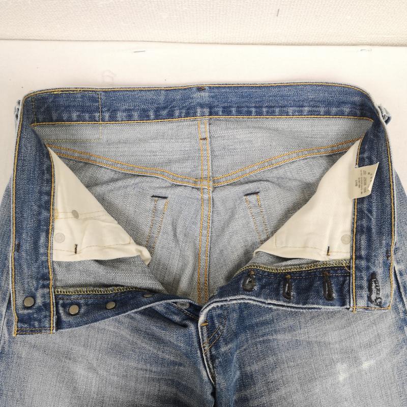 リーバイストラウスアンドコー Levi Strauss & co. パンツ デニム、ジーンズ 日本製 BIG E テーパード ストレート デニム パンツ 71501 32インチ インディゴ / インディゴ / Indigo メンズ USED 古着 中古 50169638