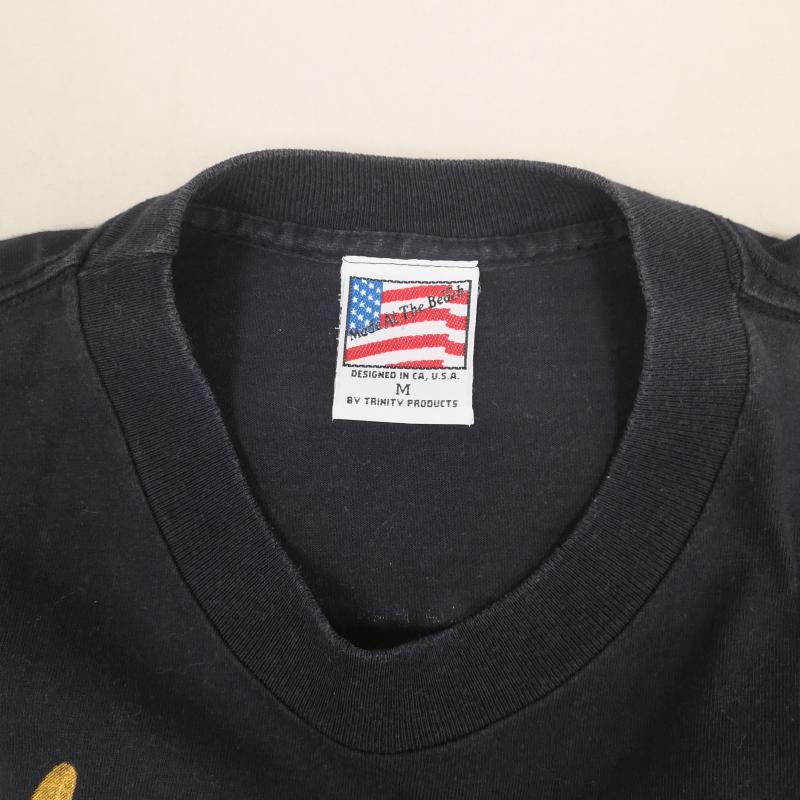 インディアン モーターサイクル INDIAN MOTORCYCLE Tシャツ 半袖 USA製 90s シングルステッチ バイカー グラフィック 半袖 Tシャツ S/S TEE M 黒 / ブラック / black X 紺 / ネイビー / navy メンズ USED 古着 中古 50169643
