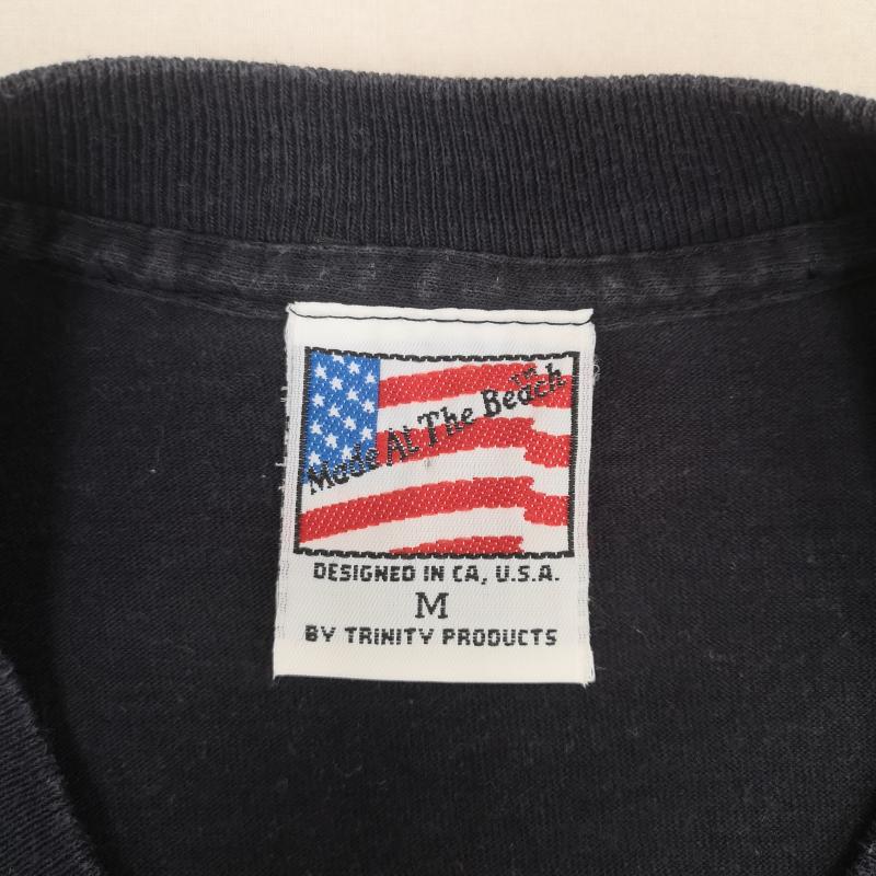 インディアン モーターサイクル INDIAN MOTORCYCLE Tシャツ 半袖 USA製 90s シングルステッチ バイカー グラフィック 半袖 Tシャツ S/S TEE M 黒 / ブラック / black X 紺 / ネイビー / navy メンズ USED 古着 中古 50169643