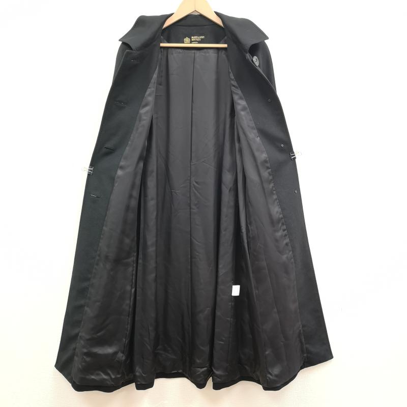 ハーディーエイミス HARDYAMIES コート コート一般 日本製 シングルブレスト ボタン仕様 ステンカラー ロング コート 33-1435-05 - 黒 / ブラック / black レディース USED 古着 中古 50169644