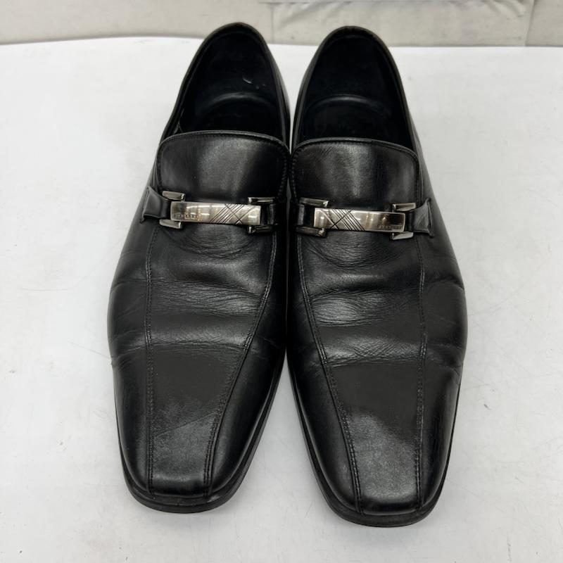 バーバリー BURBERRY ローファー ローファー レザー ビット ローファー 25.5cm 黒 / ブラック / black メンズ USED 古着 中古 50169654