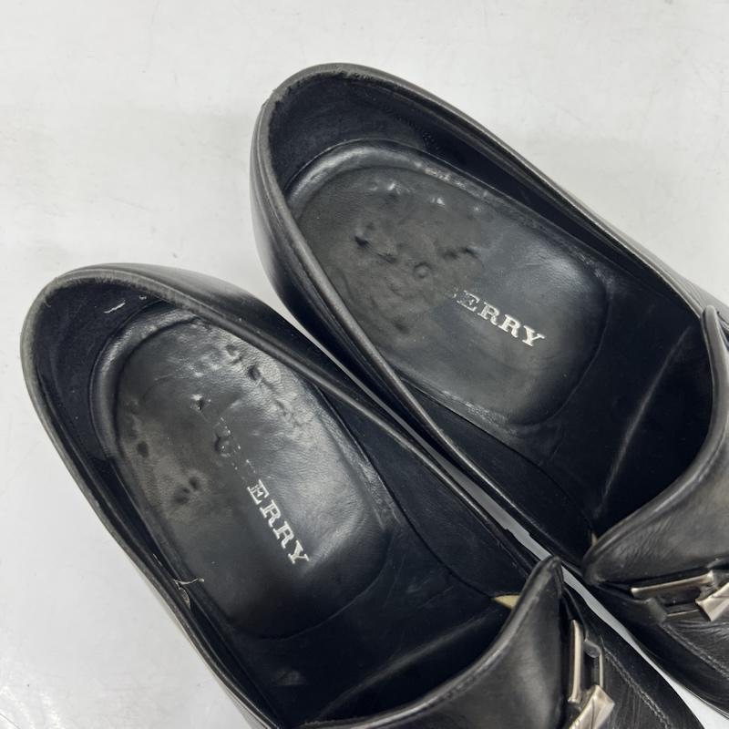 バーバリー BURBERRY ローファー ローファー レザー ビット ローファー 25.5cm 黒 / ブラック / black メンズ USED 古着 中古 50169654