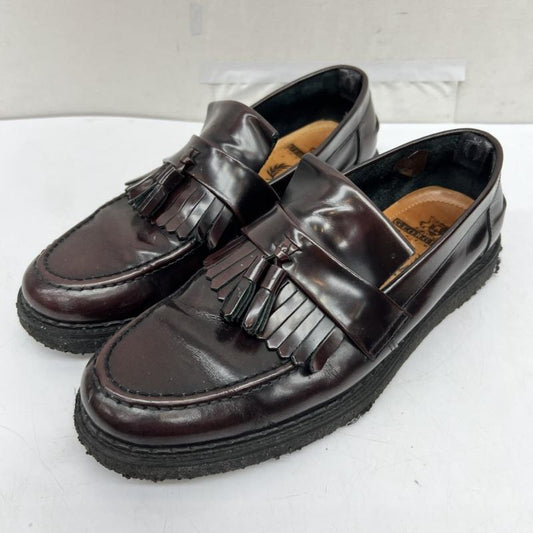 ジョージコックス GEORGE COX ローファー ローファー × FRED PERRY フレッドペリー コラボ タッセルローファー 27.0cm 茶 / ブラウン / brown メンズ USED 古着 中古 50169655
