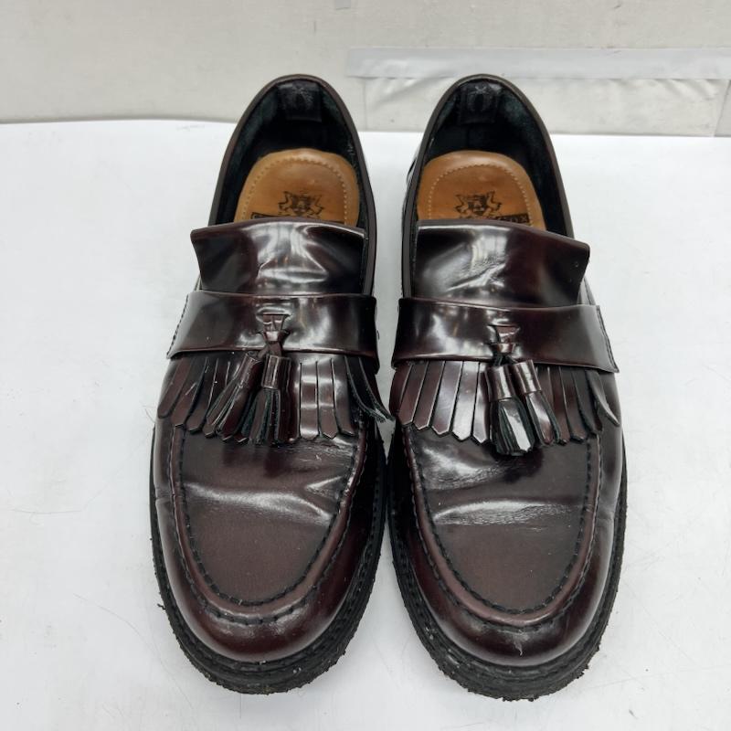 ジョージコックス GEORGE COX ローファー ローファー × FRED PERRY フレッドペリー コラボ タッセルローファー 27.0cm 茶 / ブラウン / brown メンズ USED 古着 中古 50169655