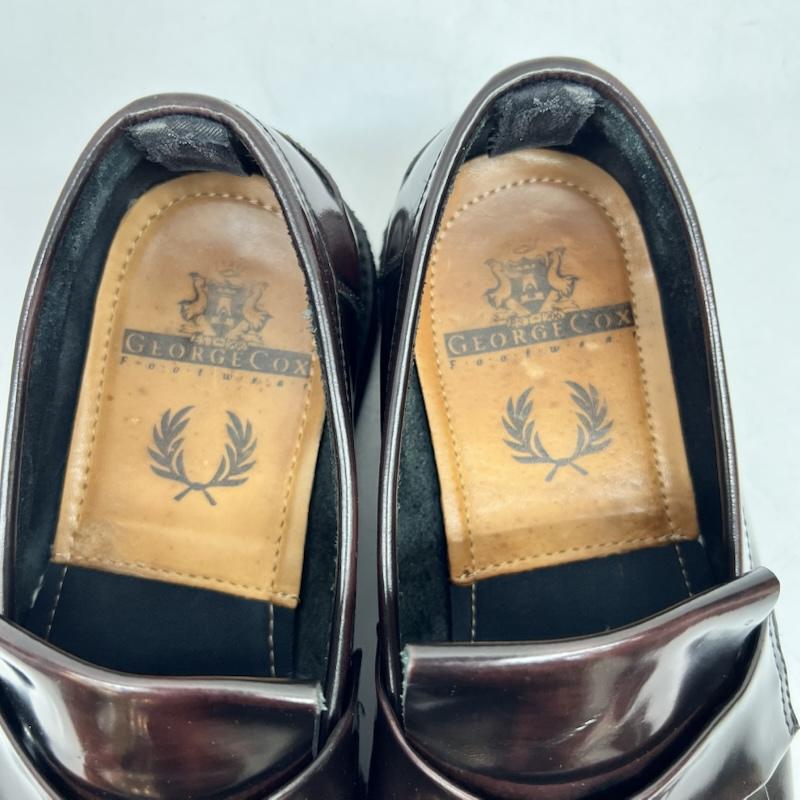 ジョージコックス GEORGE COX ローファー ローファー × FRED PERRY フレッドペリー コラボ タッセルローファー 27.0cm 茶 / ブラウン / brown メンズ USED 古着 中古 50169655