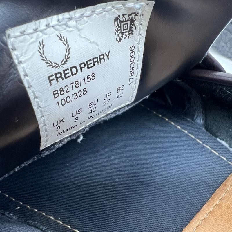 ジョージコックス GEORGE COX ローファー ローファー × FRED PERRY フレッドペリー コラボ タッセルローファー 27.0cm 茶 / ブラウン / brown メンズ USED 古着 中古 50169655