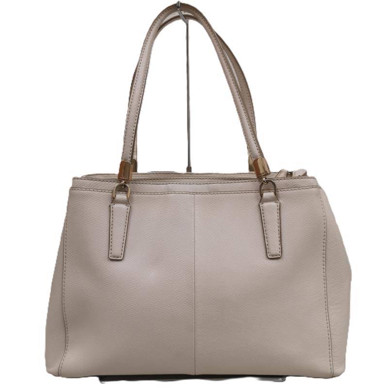 コーチ COACH ハンドバッグ ハンドバッグ クロスグレーン レザー クリスティー スモール キャリーオール ハンドバック F34673 - アイボリー / アイボリー / レディース USED 古着 中古 50169662
