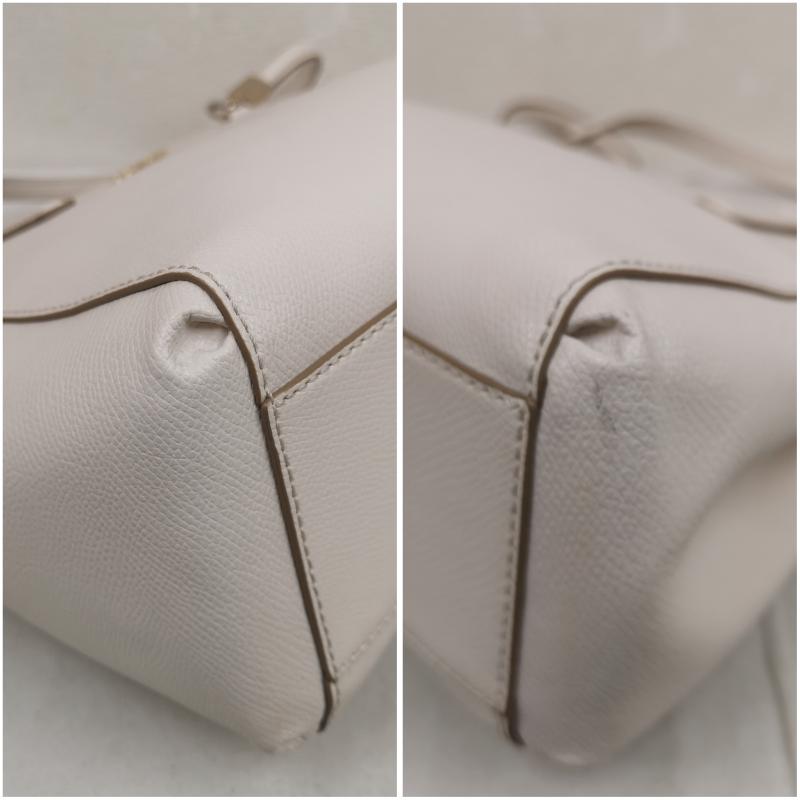 コーチ COACH ハンドバッグ ハンドバッグ クロスグレーン レザー クリスティー スモール キャリーオール ハンドバック F34673 - アイボリー / アイボリー / レディース USED 古着 中古 50169662