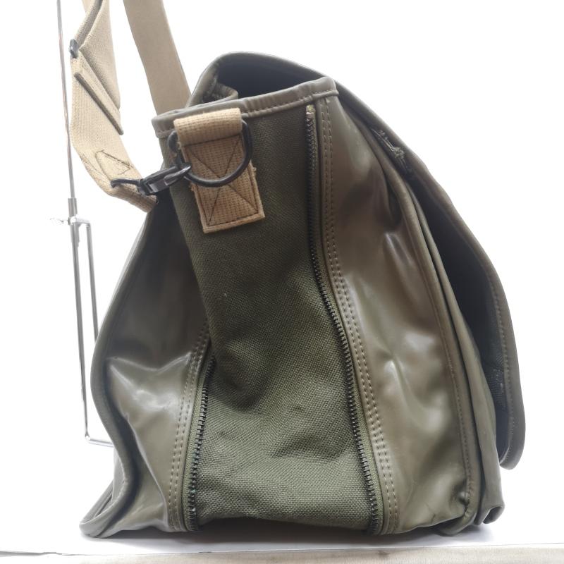 ラゲッジ レーベル LUGGAGE LABEL ショルダーバッグ ショルダーバッグ 日本製 吉田カバン ライナー 赤バッテン ショルダー バッグ - カーキ / カーキ / khaki X 緑 / グリーン / green メンズ USED 古着 中古 50169666