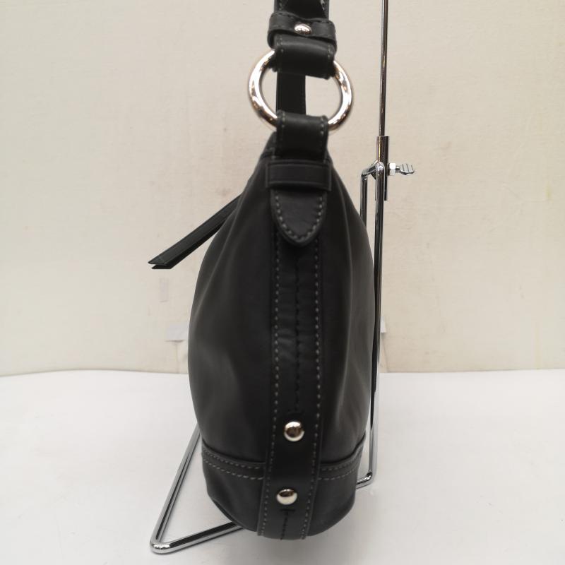コーチ COACH ショルダーバッグ ショルダーバッグ 本革 レザー 三日月型 ショルダー バッグ F19729 - 黒 / ブラック / black レディース USED 古着 中古 50169671