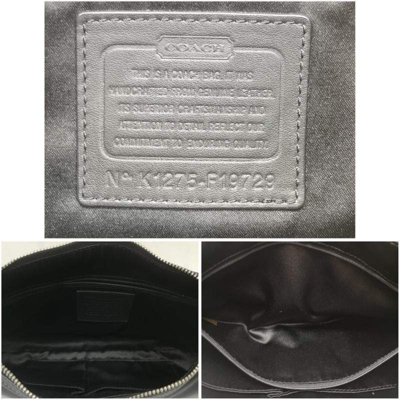 コーチ COACH ショルダーバッグ ショルダーバッグ 本革 レザー 三日月型 ショルダー バッグ F19729 - 黒 / ブラック / black レディース USED 古着 中古 50169671