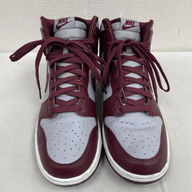 ナイキ NIKE スニーカー スニーカー Dunk High Dark Beetroot and Wolf Grey スニーカー 28.0cm えんじ / ワインレッド / dark red メンズ USED 古着 中古 50169675