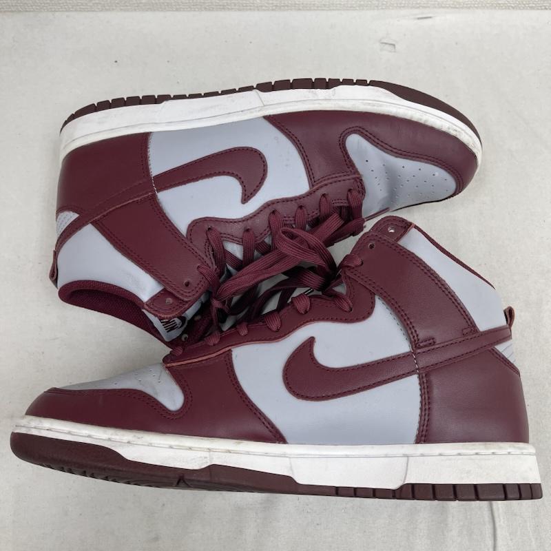 ナイキ NIKE スニーカー スニーカー Dunk High Dark Beetroot and Wolf Grey スニーカー 28.0cm えんじ / ワインレッド / dark red メンズ USED 古着 中古 50169675