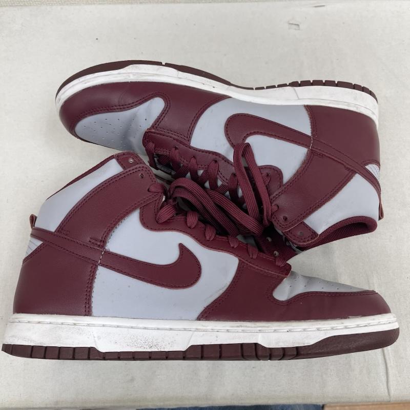 ナイキ NIKE スニーカー スニーカー Dunk High Dark Beetroot and Wolf Grey スニーカー 28.0cm えんじ / ワインレッド / dark red メンズ USED 古着 中古 50169675