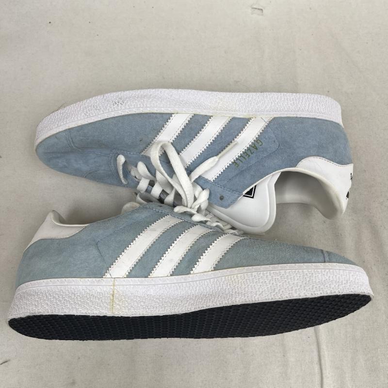 アディダスオリジナルス adidas originals スニーカー スニーカー GAZELLE IH9864 WHITE BLUE WHEAT ガゼル シューズ スエード スニーカー 26.5cm 水色 / ライトブルー / メンズ USED 古着 中古 50169676