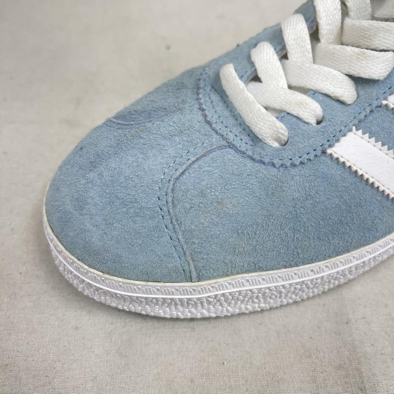 アディダスオリジナルス adidas originals スニーカー スニーカー GAZELLE IH9864 WHITE BLUE WHEAT ガゼル シューズ スエード スニーカー 26.5cm 水色 / ライトブルー / メンズ USED 古着 中古 50169676