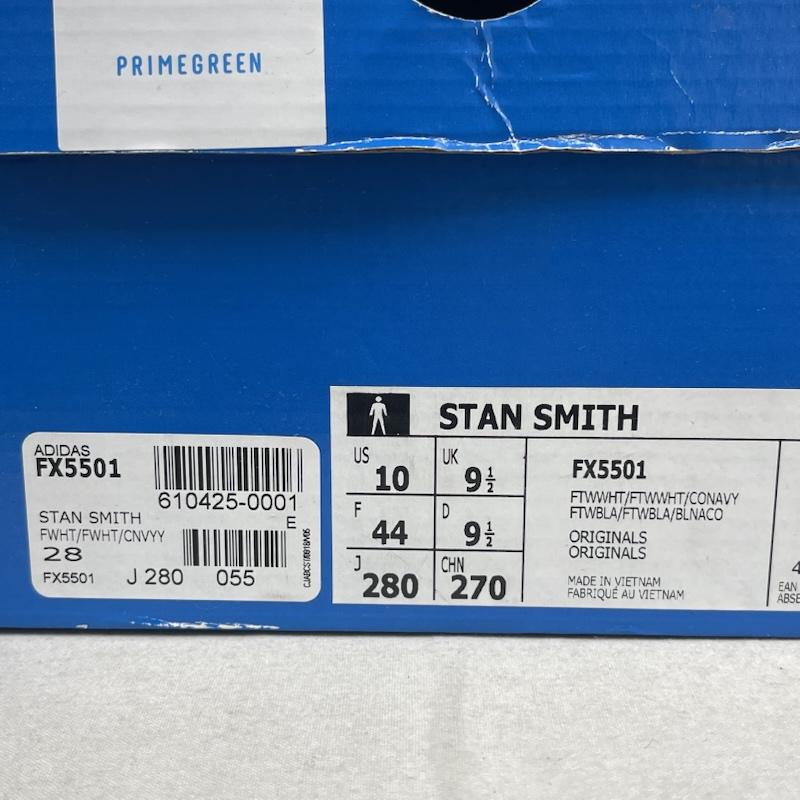 アディダス adidas スニーカー スニーカー STAN SMITH fx5501 ローカット スニーカー 28.0cm 白 / ホワイト / white メンズ USED 古着 中古 50169678