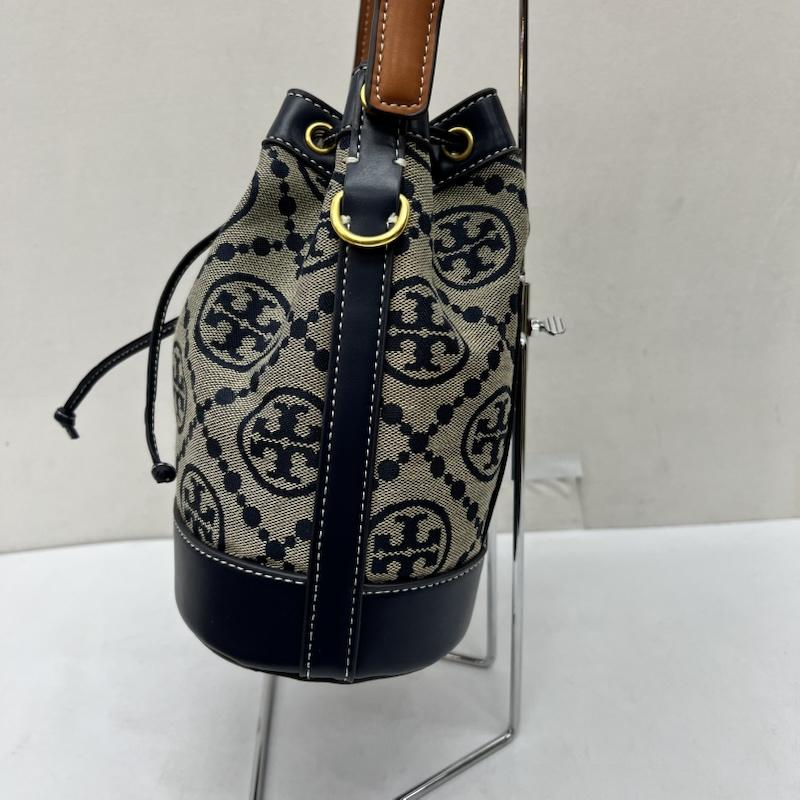 トリーバーチ TORY BURCH ショルダーバッグ ショルダーバッグ モノグラム ジャカード 2way ショルダーバッグ - 紺 / ネイビー / navy レディース USED 古着 中古 50169683