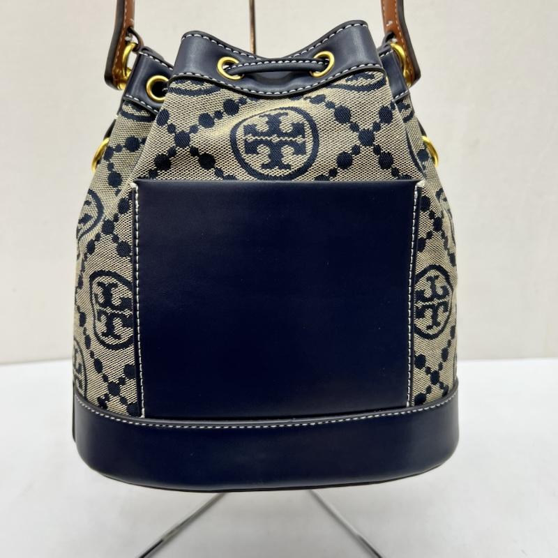 トリーバーチ TORY BURCH ショルダーバッグ ショルダーバッグ モノグラム ジャカード 2way ショルダーバッグ - 紺 / ネイビー / navy レディース USED 古着 中古 50169683