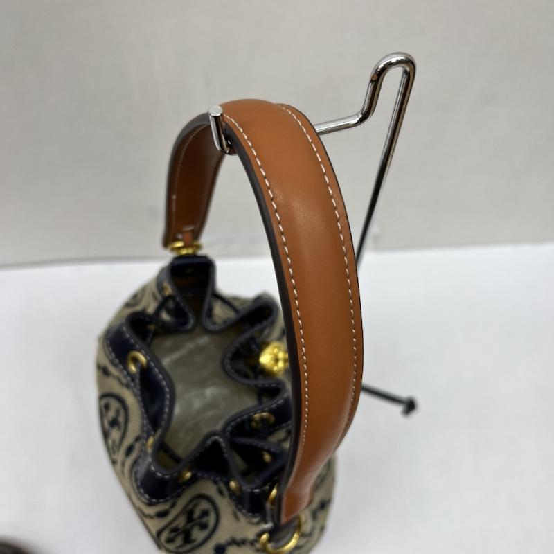 トリーバーチ TORY BURCH ショルダーバッグ ショルダーバッグ モノグラム ジャカード 2way ショルダーバッグ - 紺 / ネイビー / navy レディース USED 古着 中古 50169683