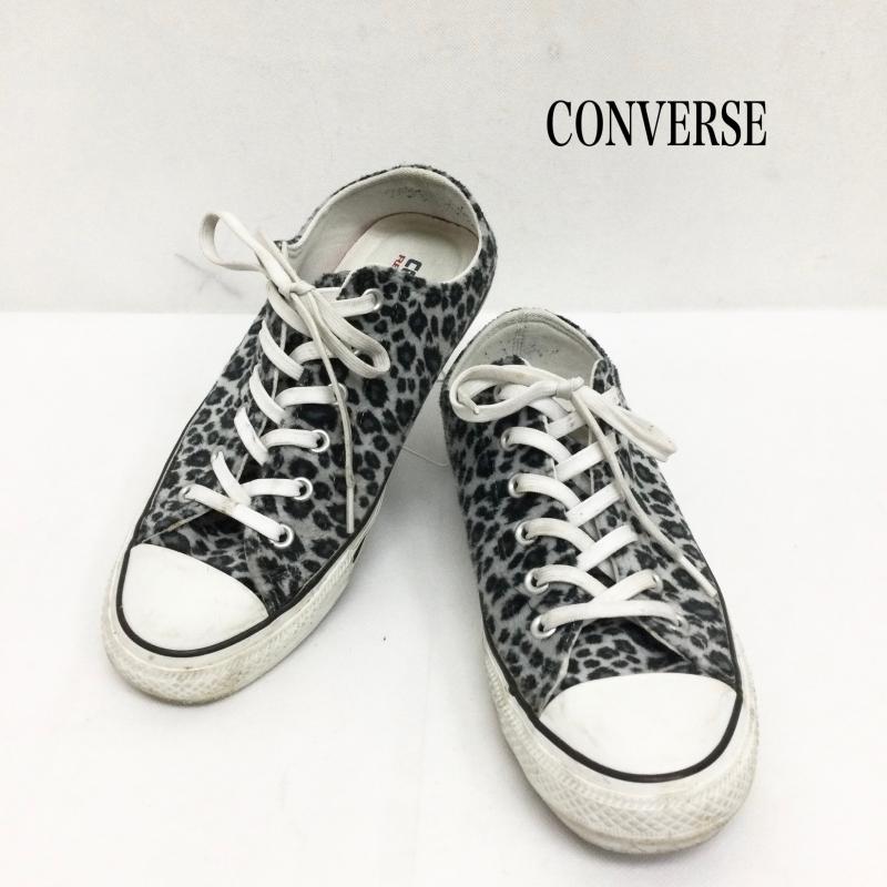 コンバース CONVERSE スニーカー スニーカー コンバース 1CL330 ALLSTAR OX レオパード柄 豹柄 26.5cm ヒョウ柄・レオパード柄 灰 / グレー / gray メンズ USED 古着 中古 50169686