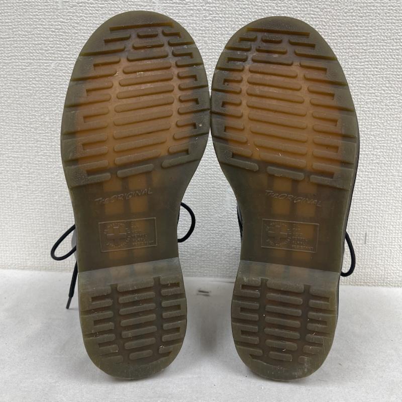 ドクターマーチン Dr.Martens ブーツ ショートブーツ 1460 8 ホールブーツ ステッチ レースアップ ワーク ブーツ UK：5 黒 / ブラック / black メンズ USED 古着 中古 50169687