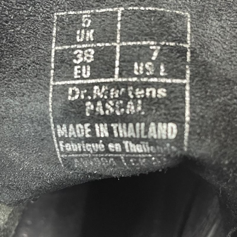 ドクターマーチン Dr.Martens ブーツ ショートブーツ 1460 8 ホールブーツ ステッチ レースアップ ワーク ブーツ UK：5 黒 / ブラック / black メンズ USED 古着 中古 50169687