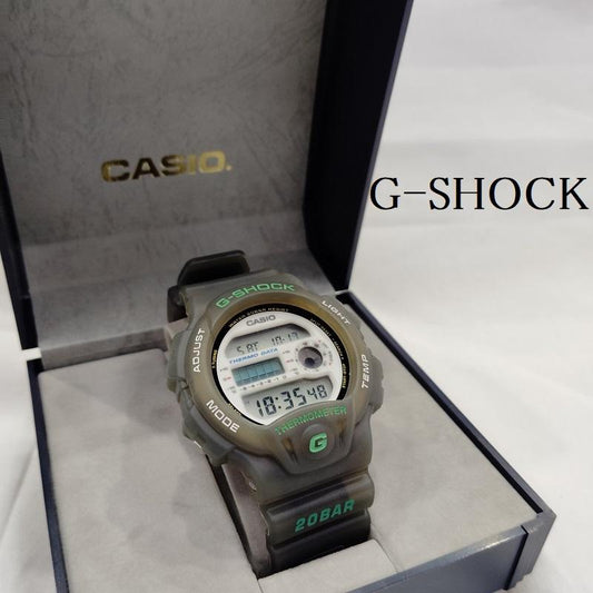 ジーショック G-SHOCK 腕時計 デジタル 稼働品 DW-6100FJ-8 温度計 サーモメーター 93年発売 デジタル 腕時計 - メンズ USED 古着 中古 50169695