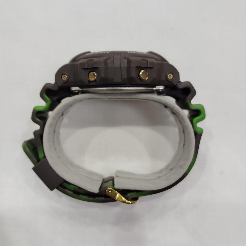 ジーショック G-SHOCK 腕時計 デジタル 稼働品 DW-6100D-1 サーモメーター 温度計搭載 デジタル 腕時計 - オリーブグリーン / オリーブグリーン / メンズ USED 古着 中古 50169696