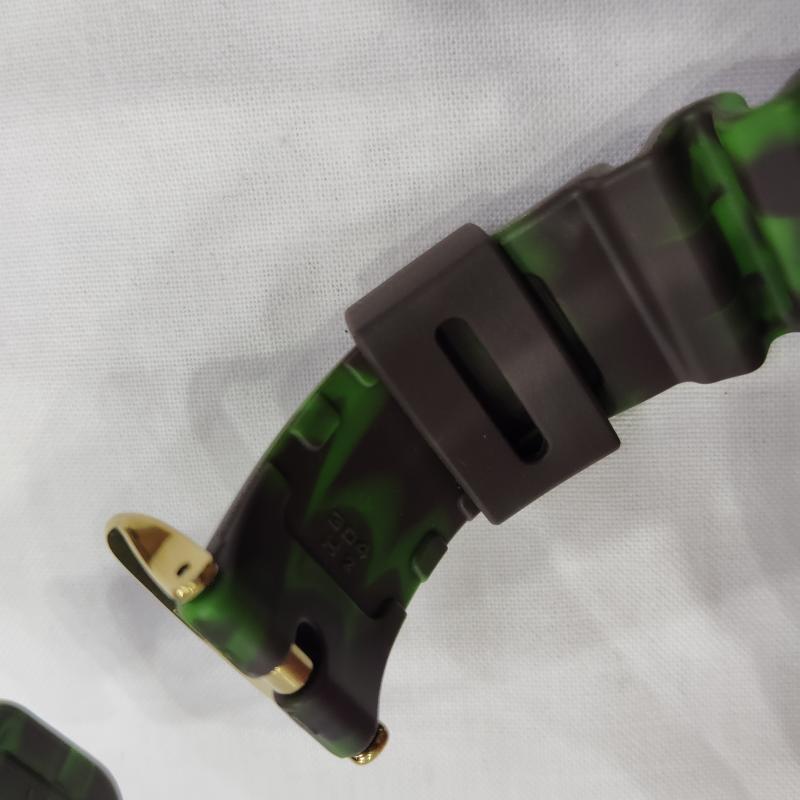 ジーショック G-SHOCK 腕時計 デジタル 稼働品 DW-6100D-1 サーモメーター 温度計搭載 デジタル 腕時計 - オリーブグリーン / オリーブグリーン / メンズ USED 古着 中古 50169696