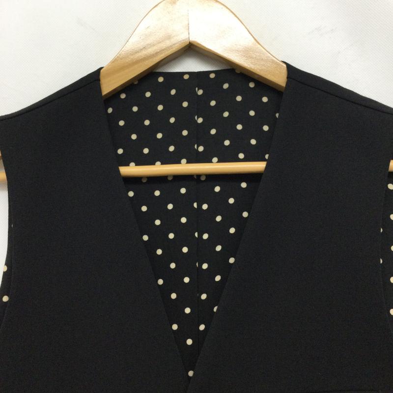 ワコマリア WACKO MARIA ベスト ベスト ワコマリア 09AW-VES-18 ドット柄 刺繍 ベスト ブラック L メンズ L 刺繍 黒 / ブラック / black メンズ USED 古着 中古 50169699